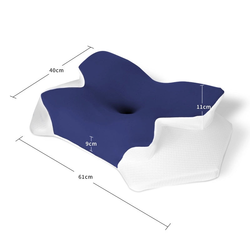 Comfortable Color Block Memory Foam Pillow for Everyday Use|Home & Bedding