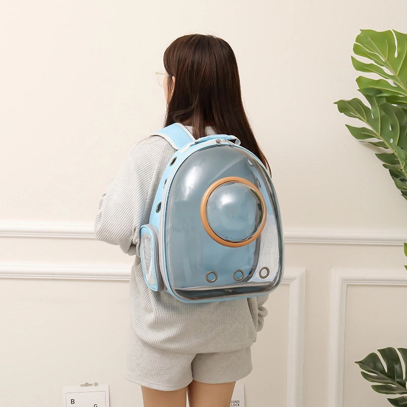 Minimalist Oxford Cloth Solid Color Pet Carrier Backpack|Pet Accessories