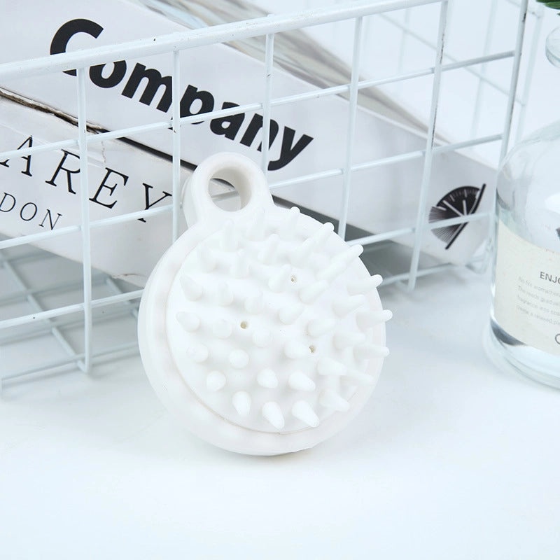 Silicone Scalp Massage Shampoo Brush Transparent Crystal Head Hair Washing Comb|Hair Care Accessories