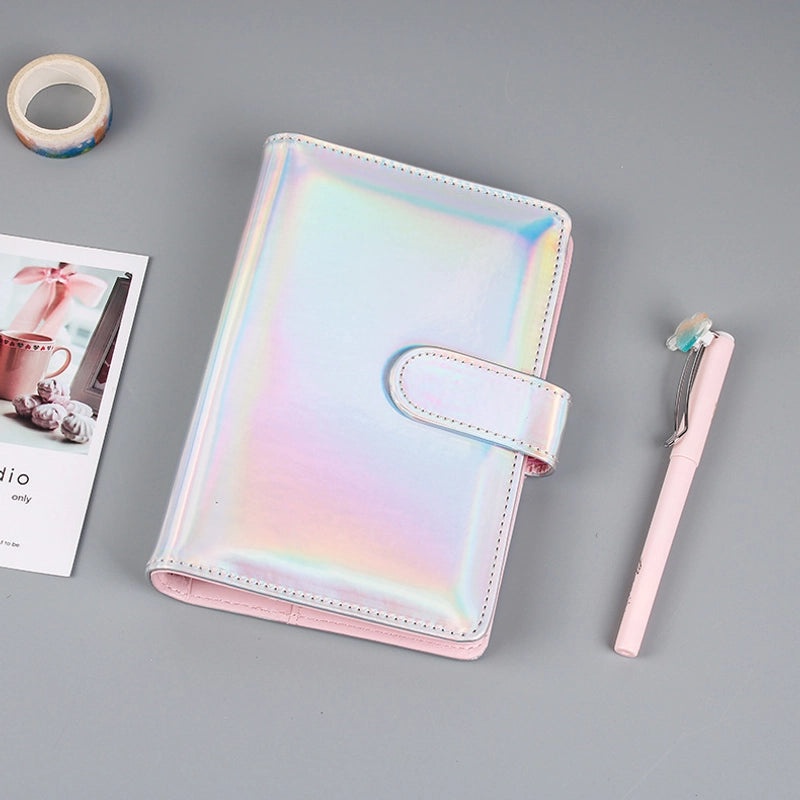 Solid Color Spiral Notebook with PU Leather Cover for School Learning|Stationery & Office Supplies