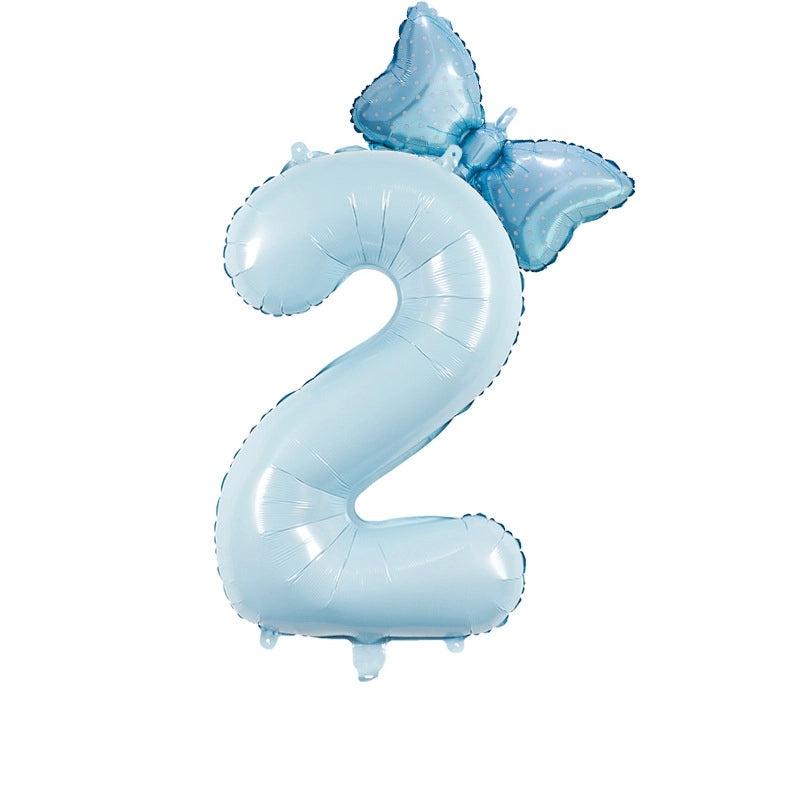 Modern Number Birthday Balloons Aluminum Foil Classic Basic Style | Party Decorations Balloons
