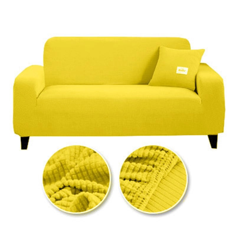European Style Elastic Sofa Cover Full Dust-Proof Fabric Slipcover for Single and Double Sofas|Home Decor & Furniture Accessories
