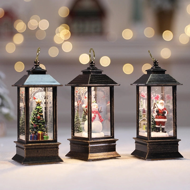 Christmas LED Night Lights Plastic Decoration for Holiday Season | Home Decor Lighting