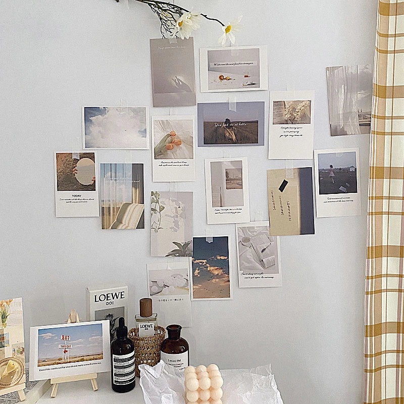 Elegant Pastoral Landscape Paper Cards Set for Home Daily Use and Party Invitations | Party Supplies