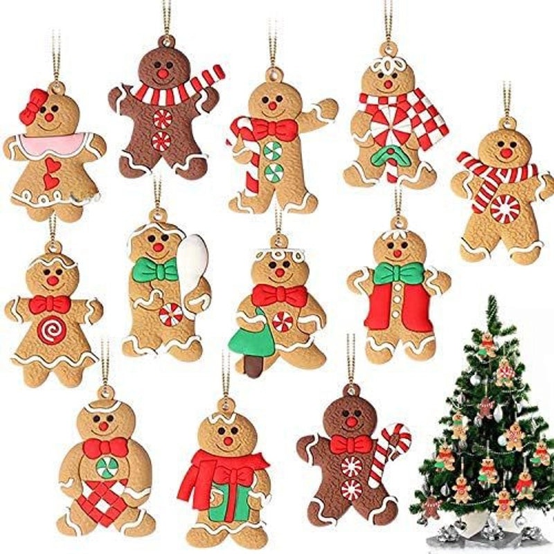Christmas Gingerbread Man Pendant Ornament | Jewelry & Accessories