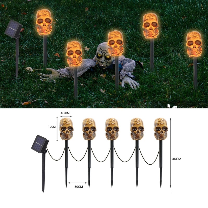 Halloween Ghost Skull Night Lights Minimalist Outdoor Party Decor|Home & Garden Lighting