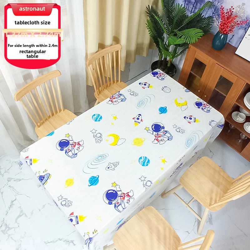Kids Birthday Disposable Rectangular Tablecloth for Party Classroom Decoration|Party Supplies