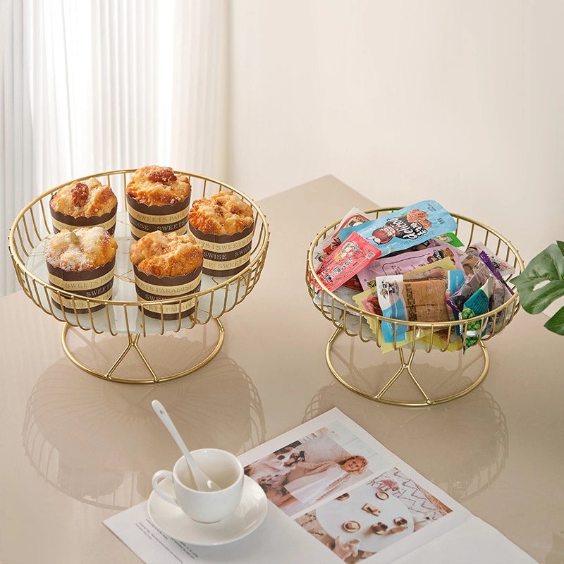 Nordic Fruit Plate Decorative Tray for Living Room Snack Candy Counter|Home & Kitchen Accessories