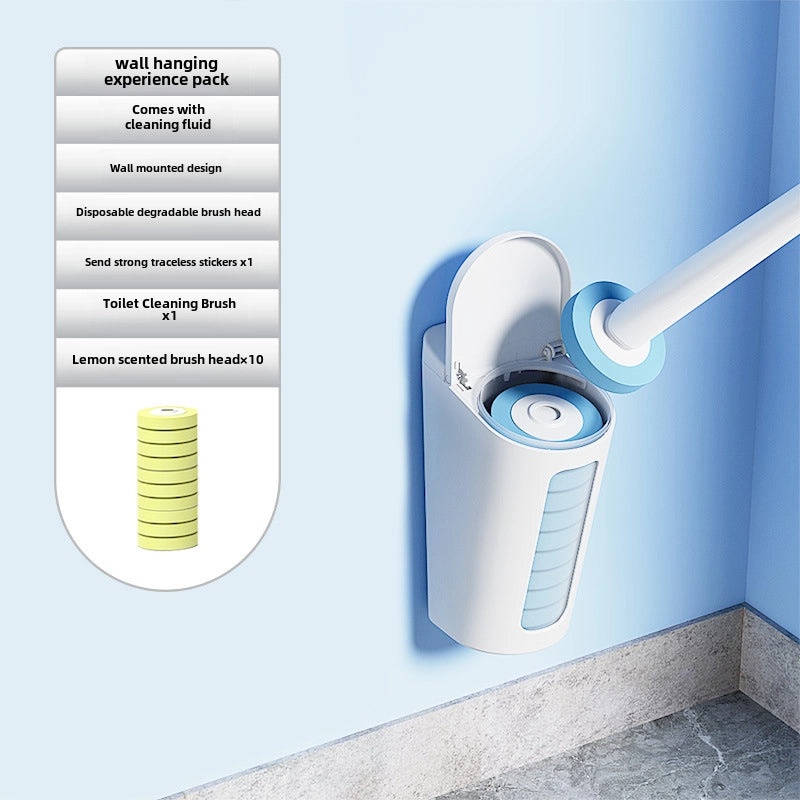 Disposable Toilet Brush Replacement Set Wall-Mounted Household Cleaning Brush | Bathroom Accessories