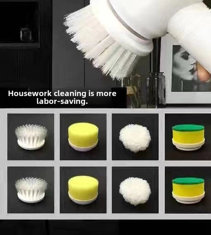 Wireless Handheld Electric Cleaning Brush for Kitchen Dishes and Pots | Kitchen Cleaning Tools