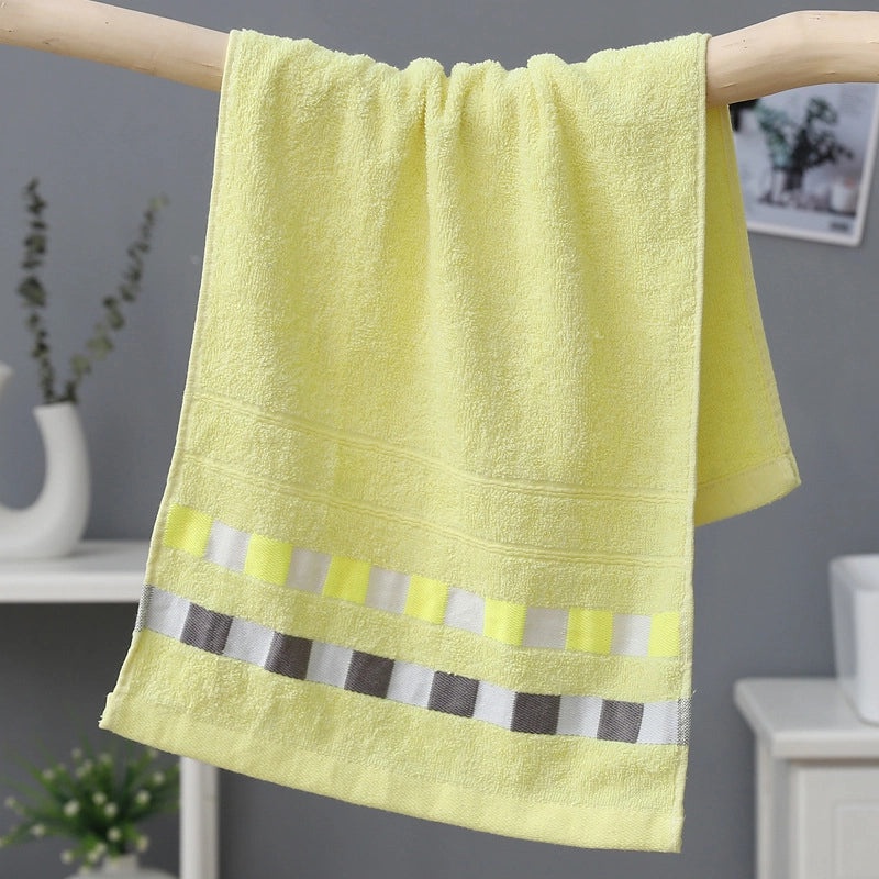 Thickened Cotton and Coral Fleece Face Towel Absorbent Soft Embroidered Logo Personalized Gift|Home & Living Towels