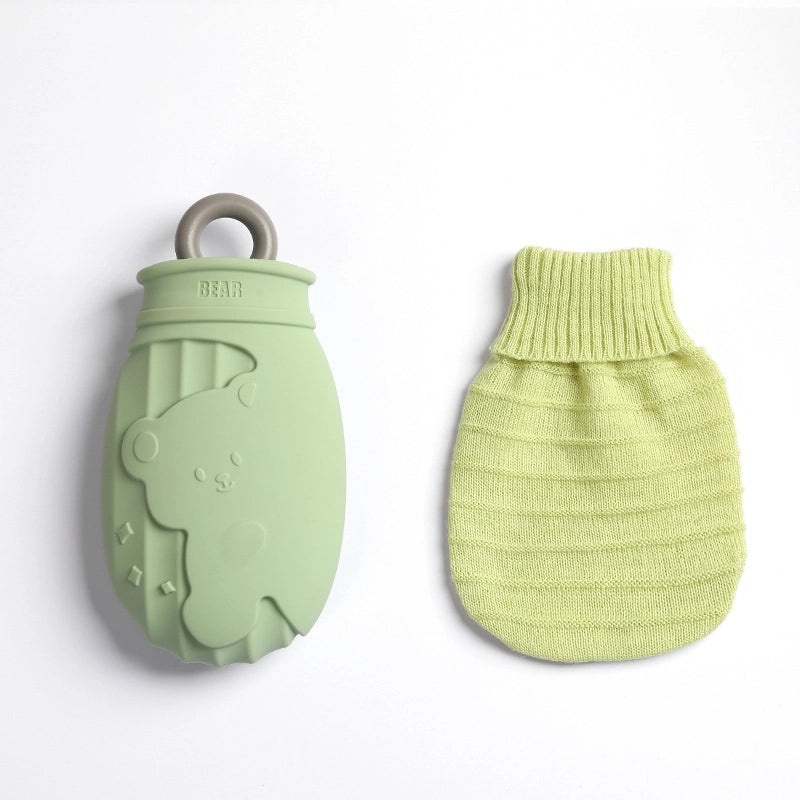 Silicone Explosion-Proof Hot Water Bag Small Portable Hand Warmer Cute Baby Belly Warmer|Home & Living/Winter Essentials