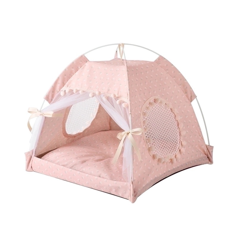 Stylish Minimalist Color Block Pet Bed Soft Fabric Cozy Cushion|Pet Beds and Accessories