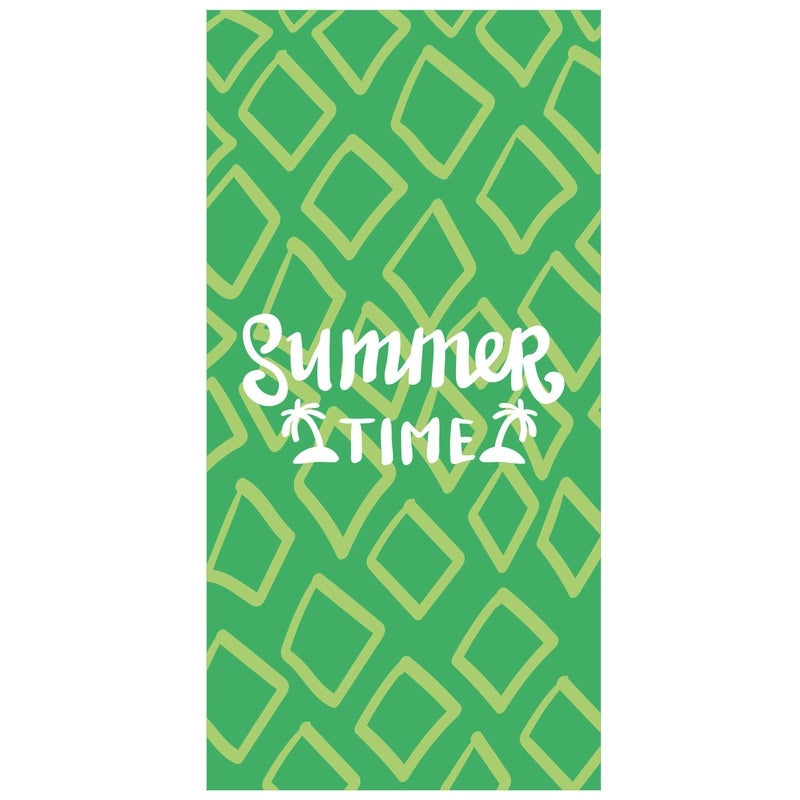 Underwater Animal Print Double-Sided Velvet Polyester Bath Towel | Bath & Beach Towels