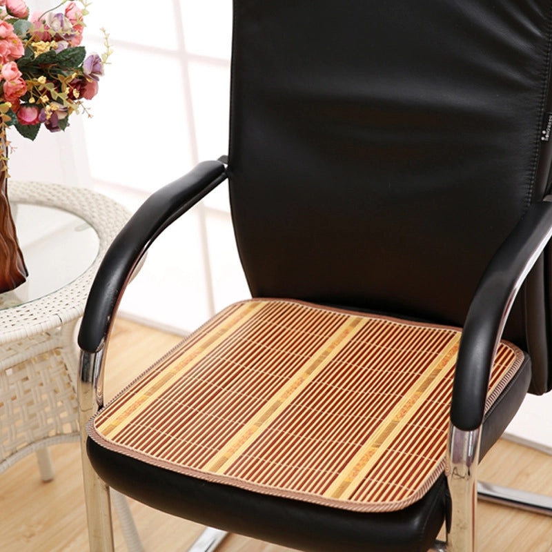 Cooling Bamboo Mat Chair Cushion for Office, Dining, Internet Cafe | Home & Office Accessories