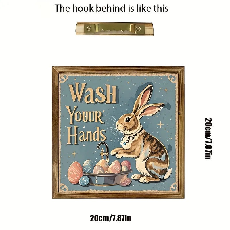 St. Patrick's Day and Easter Wooden Shamrock Rabbit Letter Home Decoration Party Supplies 1 Piece|Holiday Decorations