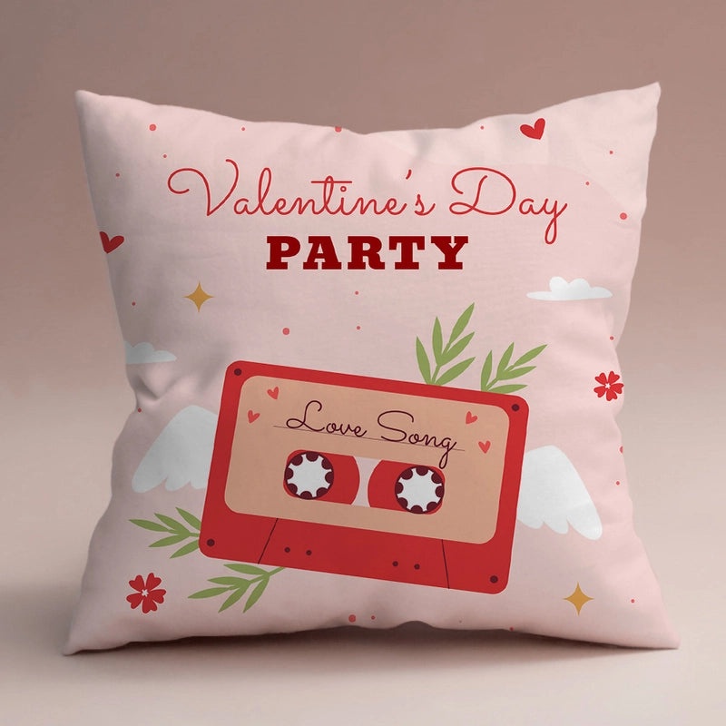 Valentine's Day Minimalist Letter Polyester Pillow Covers for Couch and Sofa Decor|Home Decor Pillows