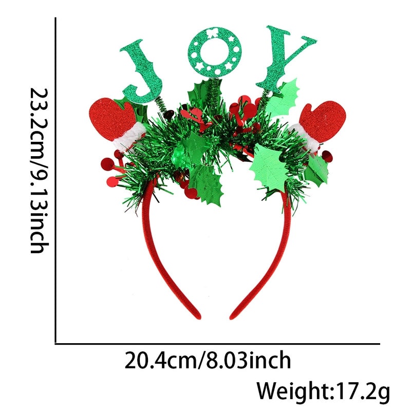 Christmas Cute IG Style Snowman & Elk Felt Hair Band Party Accessories|Holiday Hair Accessories