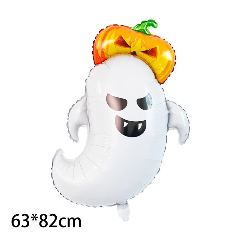 Halloween Hip-Hop Ghost Pattern Aluminum Foil Balloons for Party Festival Decoration|Party Supplies Balloons