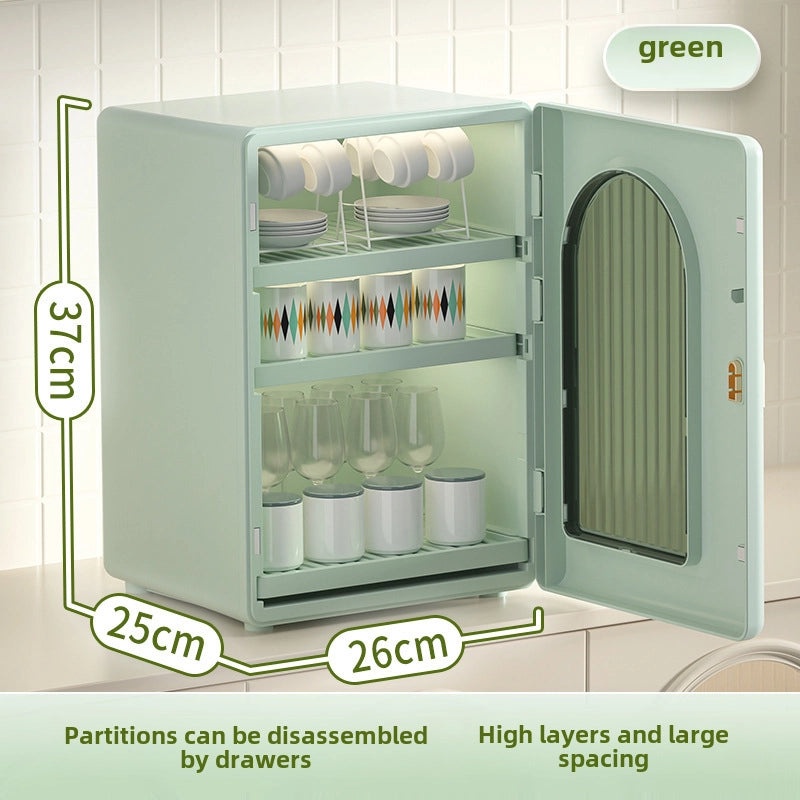 Light Luxury Plastic Cup and Wine Glass Storage Rack for Desktop Household | Home & Kitchen Storage