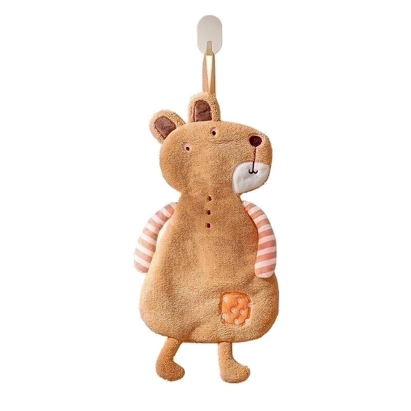 Adorable Animal Coral Fleece Towels - Dog, Bear, Fox Designs | Home & Living - Bath Accessories