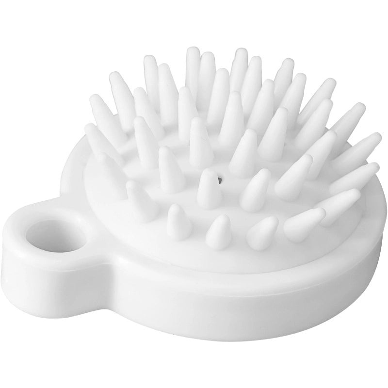 Silicone Scalp Massage Comb for Shampoo, Japanese Hair Scratch Brush, White Head Massage Tool | Hair Care Accessories