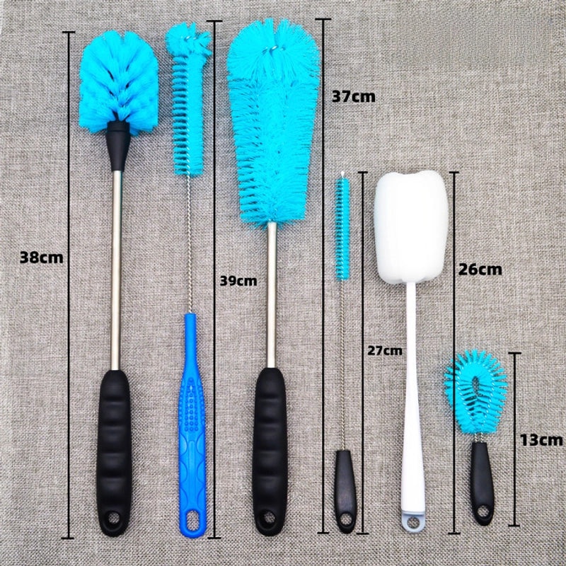 Bottle Cleaning Brush Set with Straw and Test Tube Brushes | Kitchen & Dining Tools