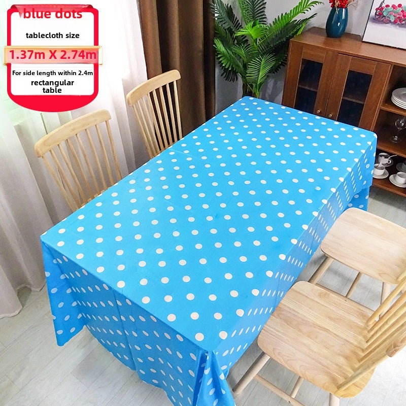 Kids Birthday Disposable Rectangular Tablecloth for Party Classroom Decoration|Party Supplies