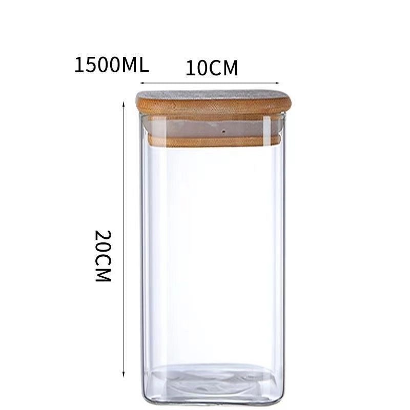 Simple Modern Glass Storage Box for Home Organization|Home Storage & Organization