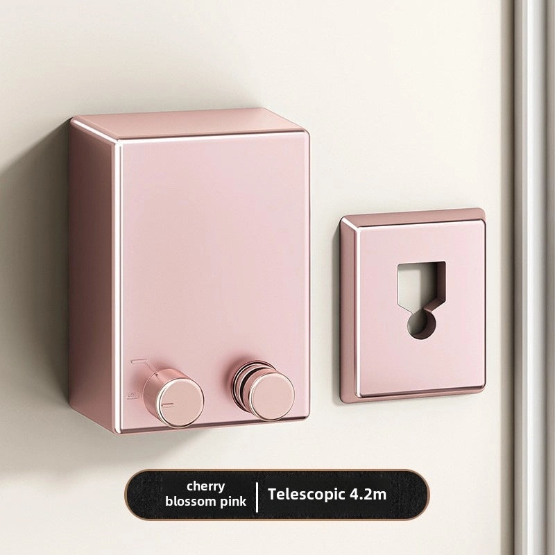 Retractable Indoor Invisible Clothesline Punch-Free Drying Rack for Balcony and Bathroom | Home & Garden Accessories