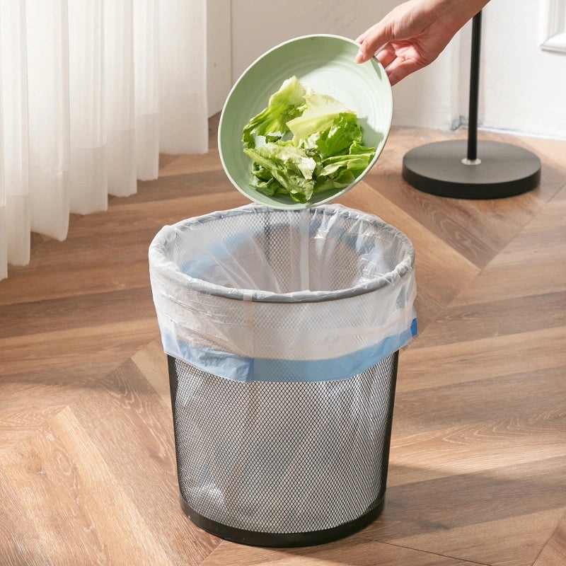 Thickened White Drawstring Garbage Bags for Kitchen Dormitory Large Household Trash Bags|Home & Kitchen