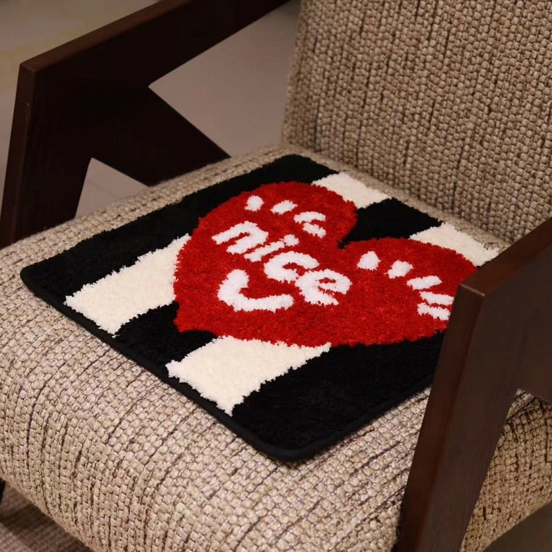 Elegant Nordic Heart-Shaped Polyester Cushion for Sofa and Couch Comfort|Home Decor Cushions