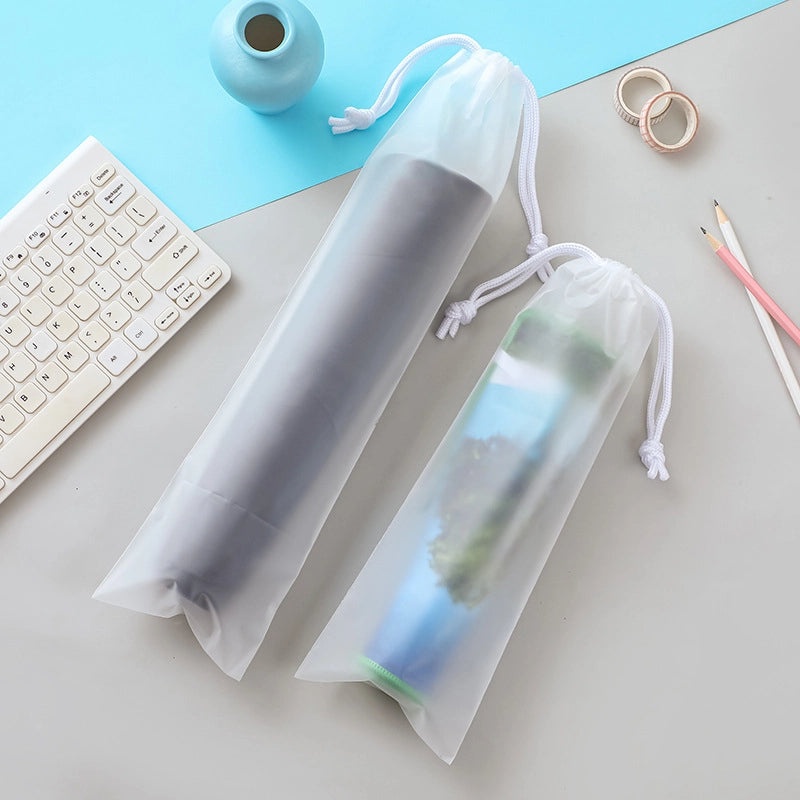 Simple Solid Color PEVA Storage Bag for Organizing Home Essentials|Storage & Organization