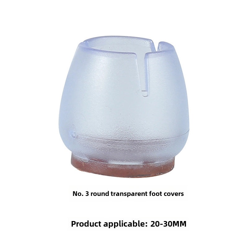 Transparent Silicone Non-Slip Table and Chair Leg Covers for Floor Protection and Longevity | Home & Living Accessories