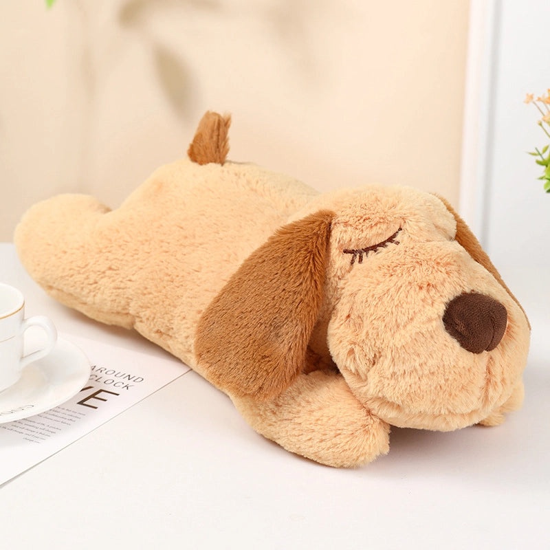 Heartbeat Puppy Plush Toy for Anxiety Relief and Calm Sleep | Pet Training Toys