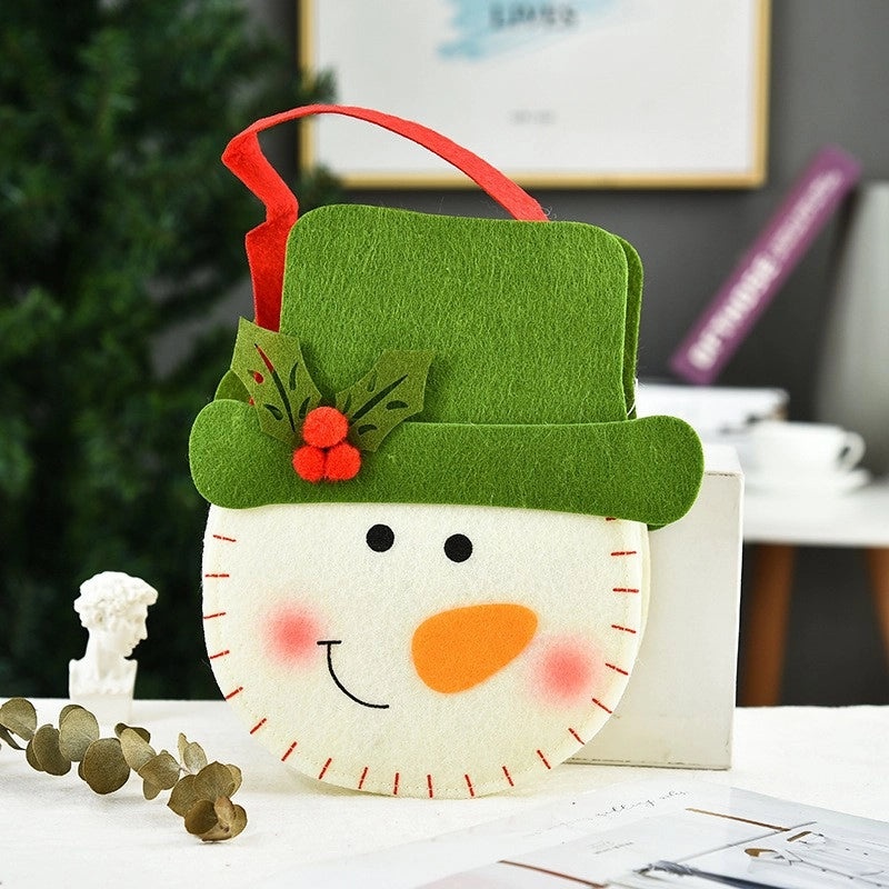 Nordic Christmas Gift Bags Santa Snowman Elk Party Decorations | Christmas Party Supplies