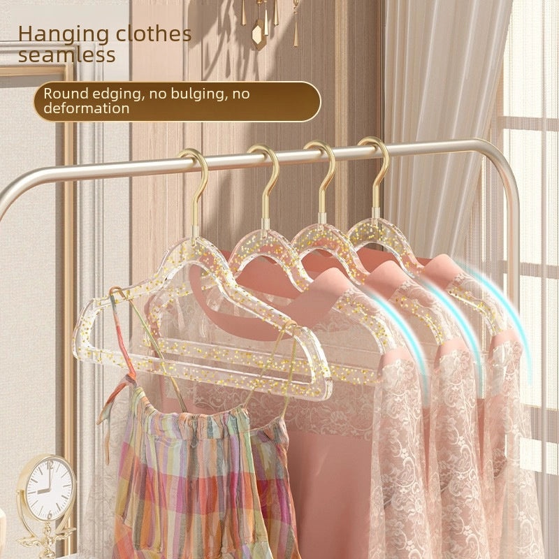 Acrylic Crystal Clothes Hanger for Women|Home & Kitchen > Storage & Organization > Closet Organizers