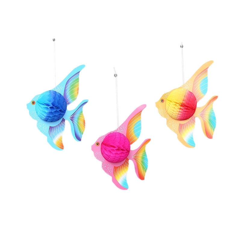 Hawaiian Fish Paper Hanging Ornaments for Casual Daily Decor|Home Decor Accessories