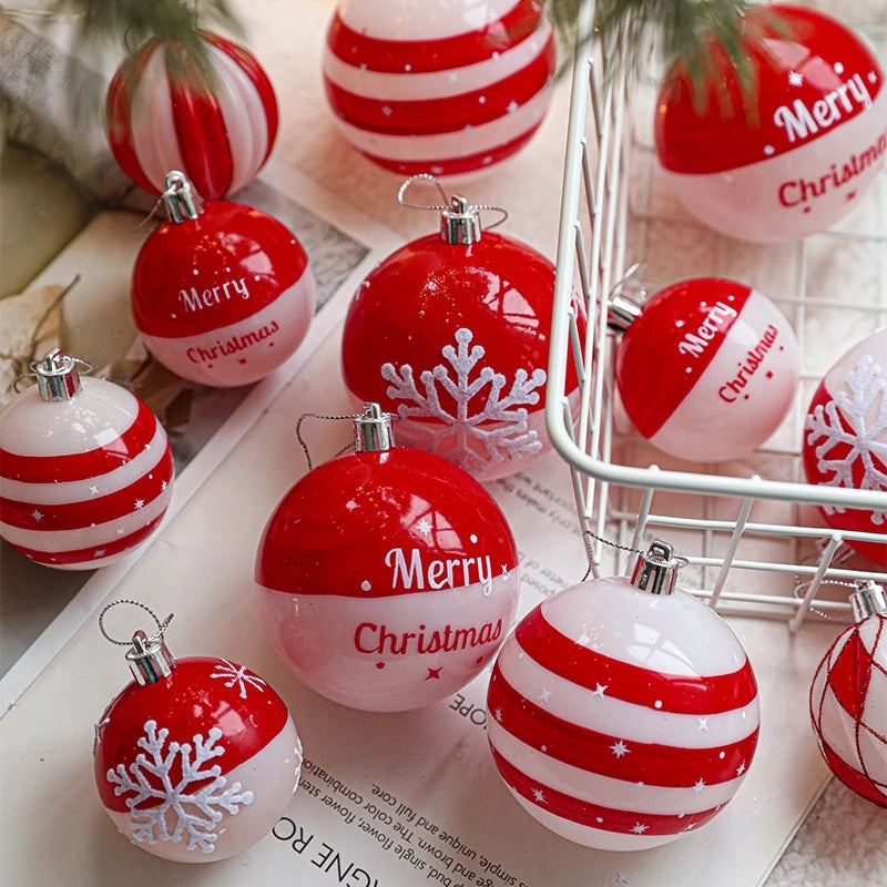 Christmas Luxury Plastic Ball Ornaments for Outdoor Party Hanging Decorations|Outdoor Decorations