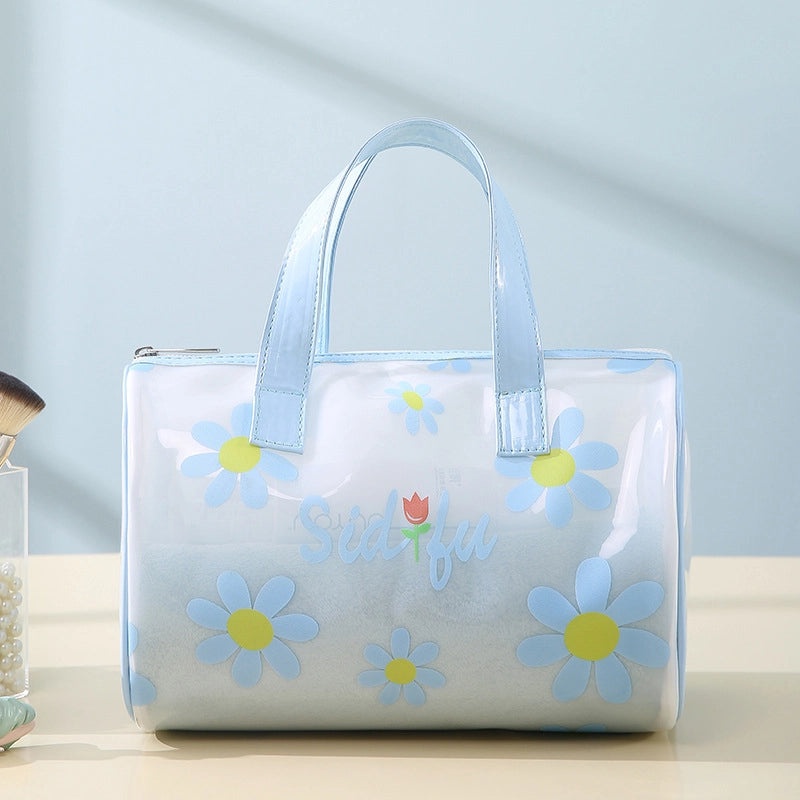 Korean Style Floral Butterfly PVC Pouch|Accessories Storage Bags