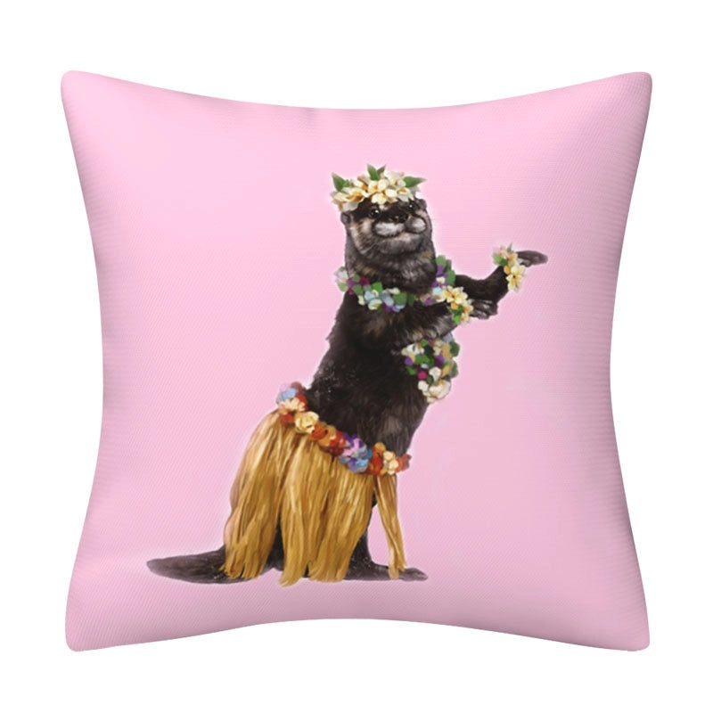 Adorable Animal Print Polyester Pillow Covers for Couch & Sofa Decor|Home Decor Accessories