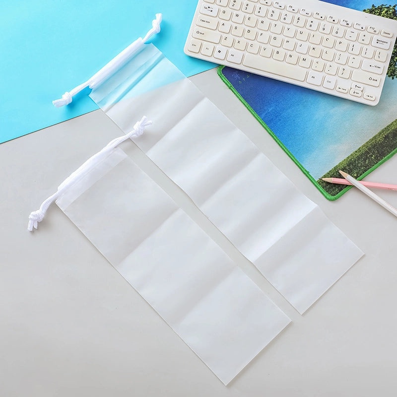 Simple Solid Color PEVA Storage Bag for Organizing Home Essentials|Storage & Organization