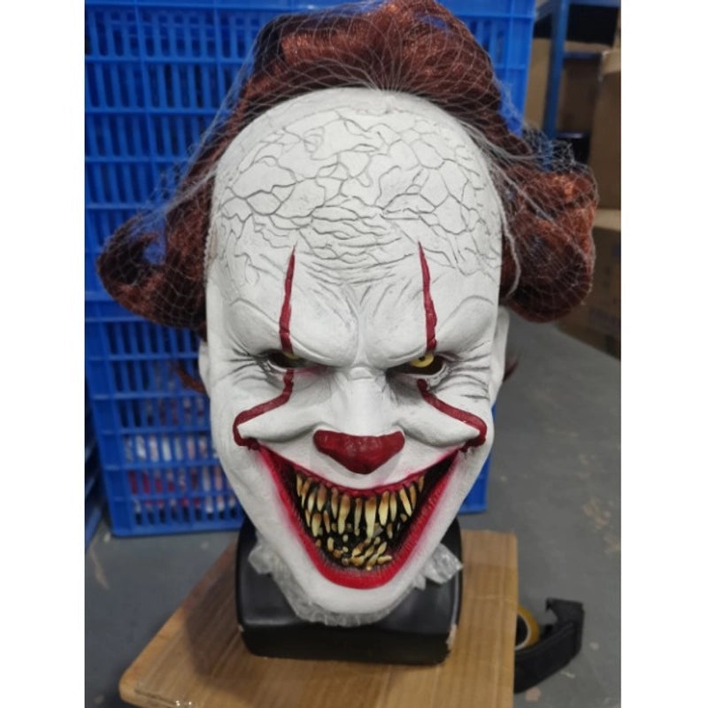 Gothic Halloween Clown Emulsion Mask for Festival Party | Halloween Masks & Party Accessories