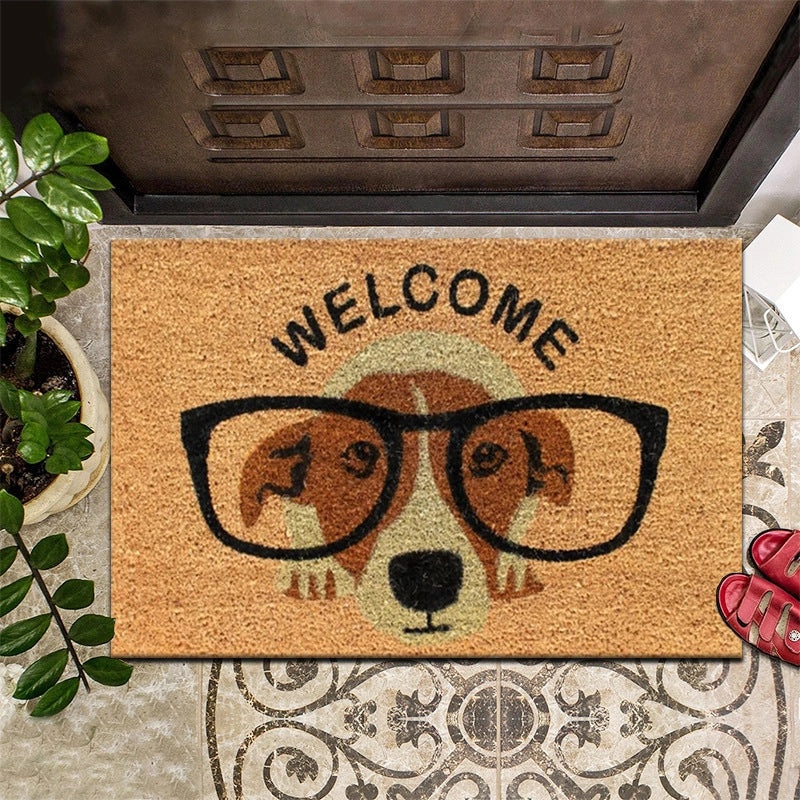 Retro Floral Animal Print Polyester Bath Rug for Bathroom | Home Decor & Bath Accessories