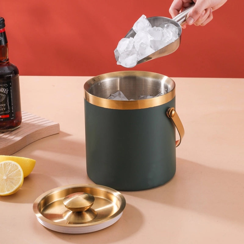 304 Stainless Steel Ice Bucket for Bar & Home Use | Kitchen & Dining Accessories