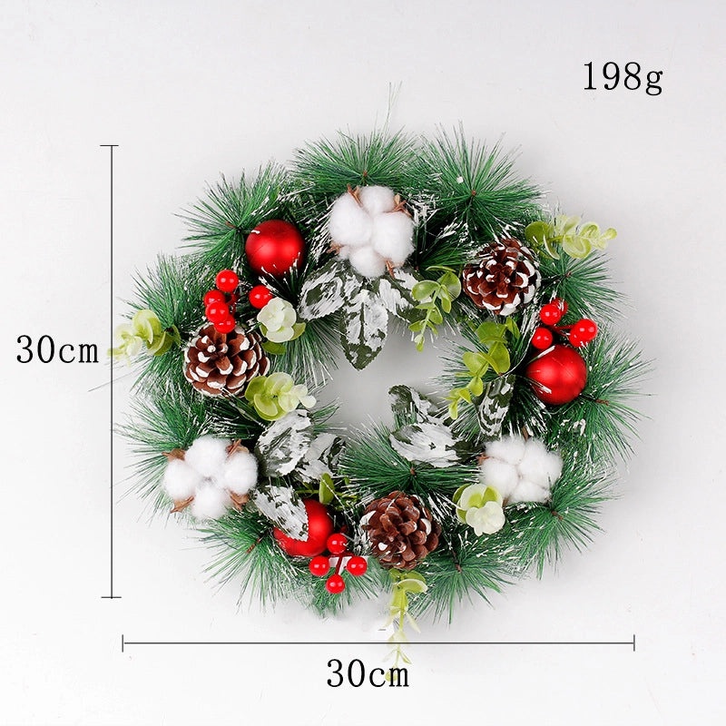 Minimalist Christmas Tree and Pine Cone Garland Decoration|Holiday Decorations