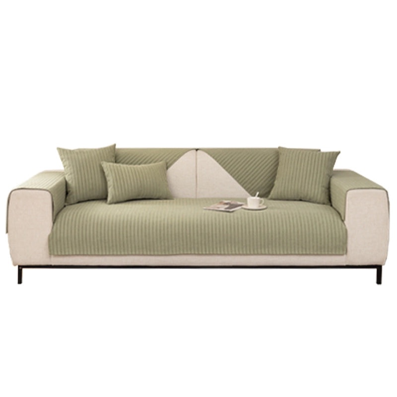 All-Season Chenille Sofa Cushion Non-Slip Cream Cover Soft Backrest Towel Protector|Home Decor & Sofa Accessories