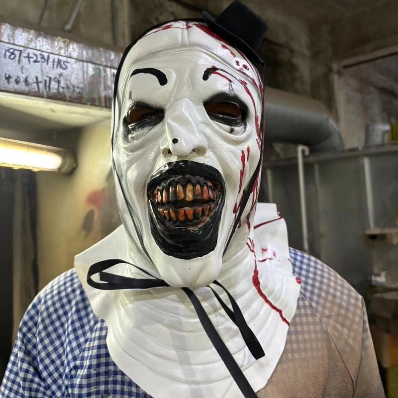 Gothic Halloween Clown Emulsion Mask for Festival Party | Halloween Masks & Party Accessories