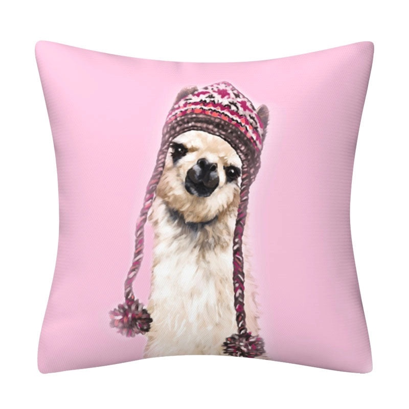 Adorable Animal Print Polyester Pillow Covers for Couch & Sofa Decor|Home Decor Accessories