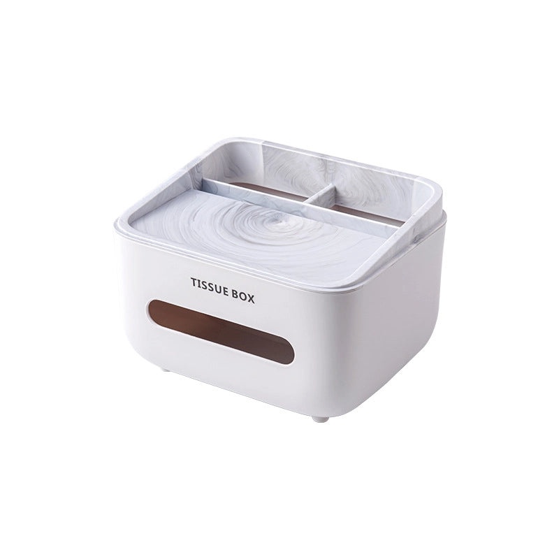 Creative Simple Light Luxury Multi-function Remote Control Storage Tissue Box for Living Room Coffee Table|Home & Living Accessories